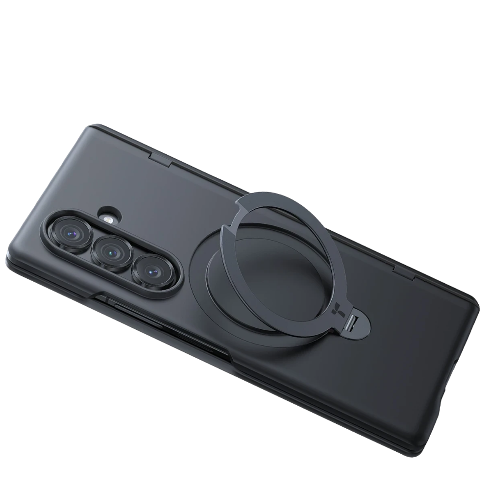 Samsung Z Fold 7 Standlı ve Ekran Koruyuculu Magsafe Telefon Kılıfı