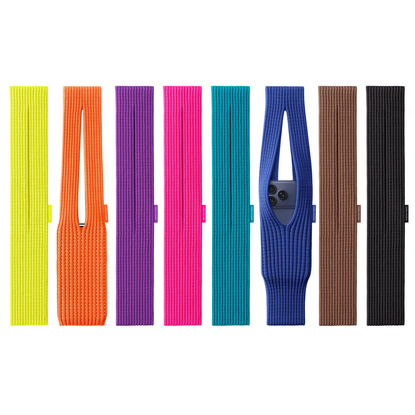 Apple iPhone Pocket Örgülü Telefon Çantası Siyah