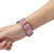 Apple Watch Yellow Band Emoji Desenli Kordon - Rose Gold