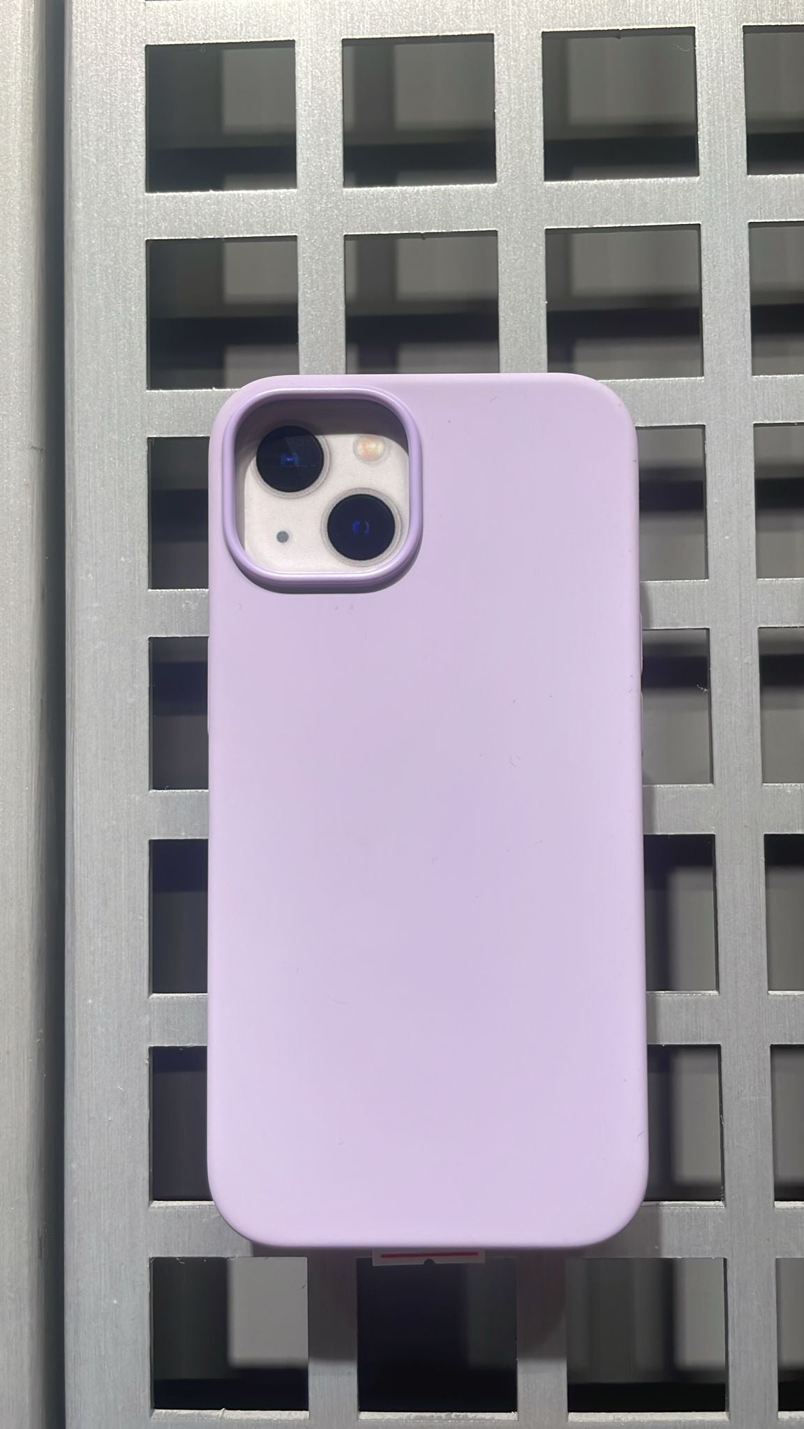 Apple iPhone 14 Silikon Magsafe Case Lila