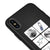 iPhone XS Moon is Silver Telefon Kılıfı - Renkli Silikon - Siyah