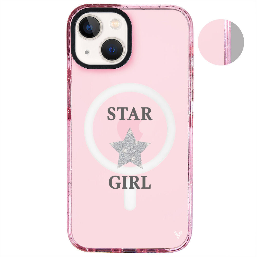 MagsafeliArtycaseSimliPembe