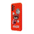 Samsung A23 StarGirl Telefon Kılıfı - Renkli Silikon - Kırmızı