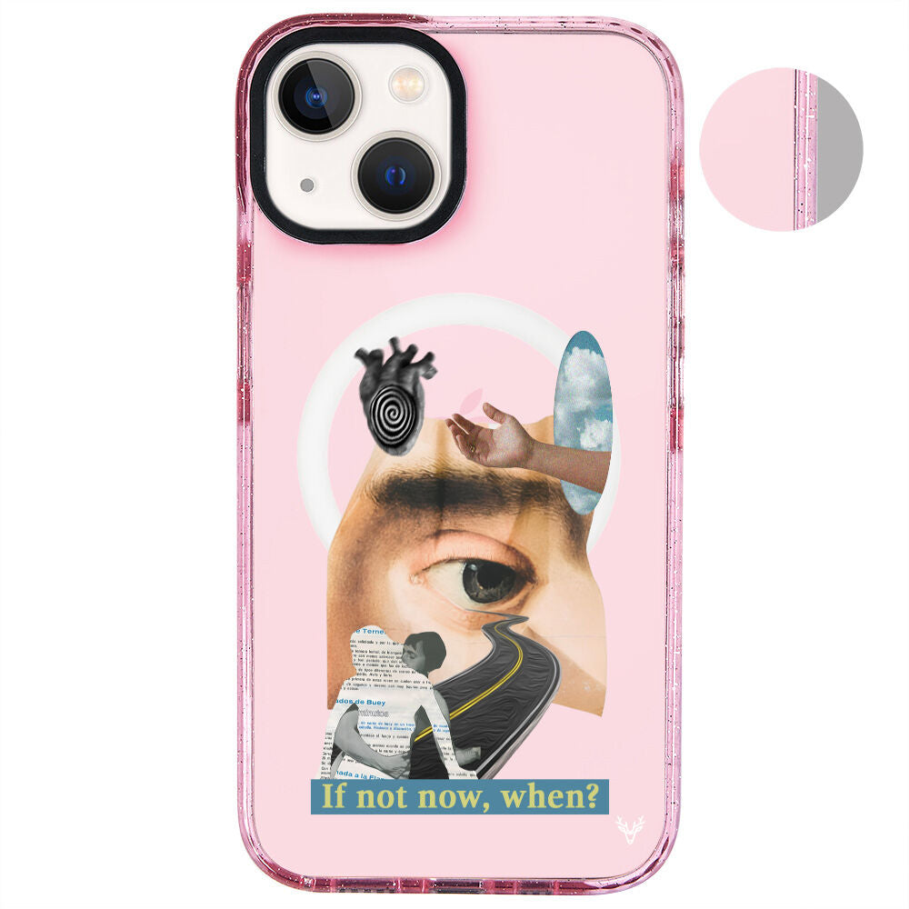 MagsafeliArtycaseSimliPembe