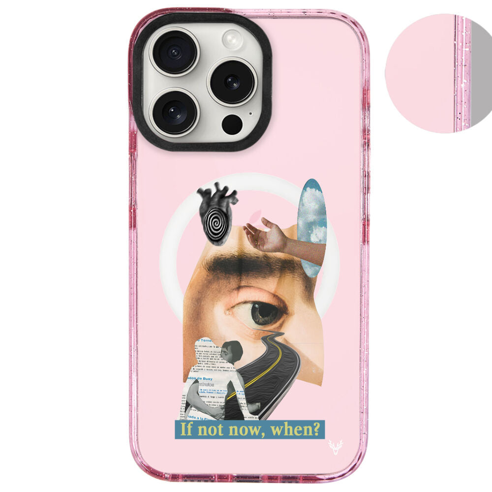 MagsafeliArtycaseSimliPembe