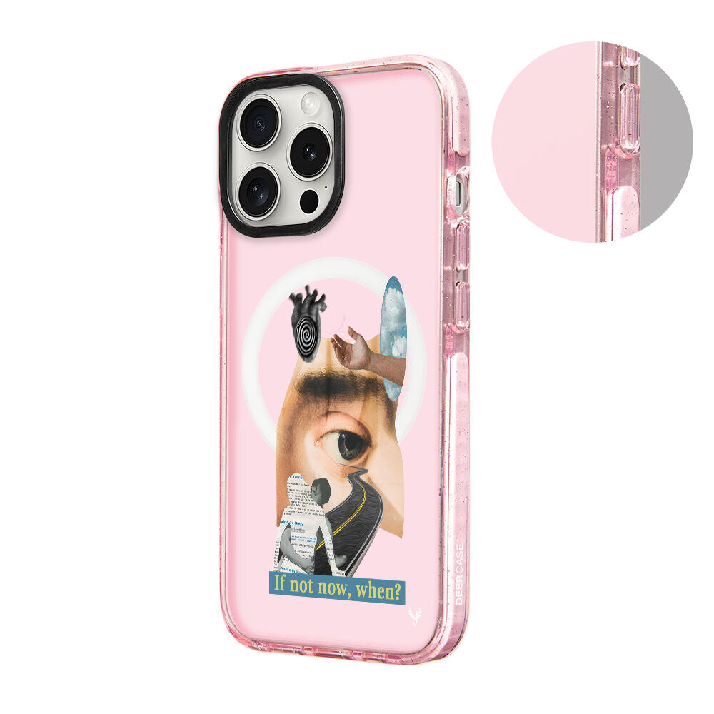 MagsafeliArtycaseSimliPembe