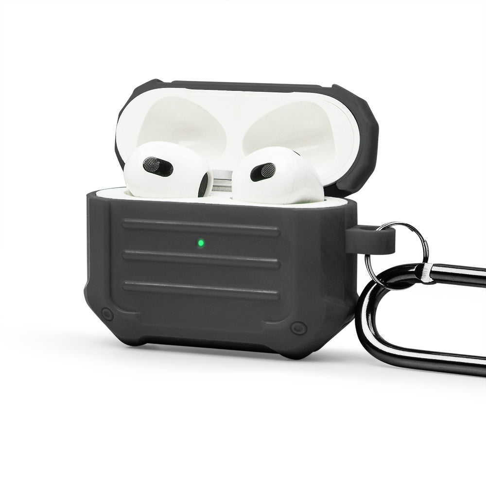 Apple AirPods 3 Carbonfiber Gray Kılıfı