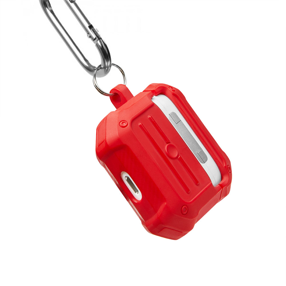 Apple AirPods 3 Carbonfiber Red Kılıfı