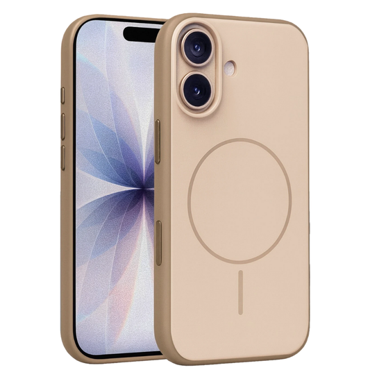 iPhone 16 Neva Magsafe Telefon Kılıfı Krem