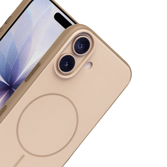 iPhone 16 Neva Magsafe Telefon Kılıfı Krem