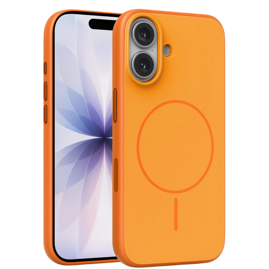 iPhone 16 Neva Magsafe Telefon Kılıfı Turuncu