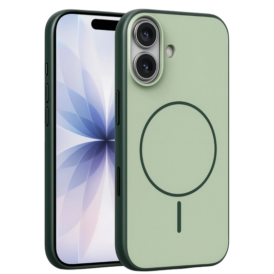 iPhone 16 Neva Magsafe Telefon Kılıfı Yeşil