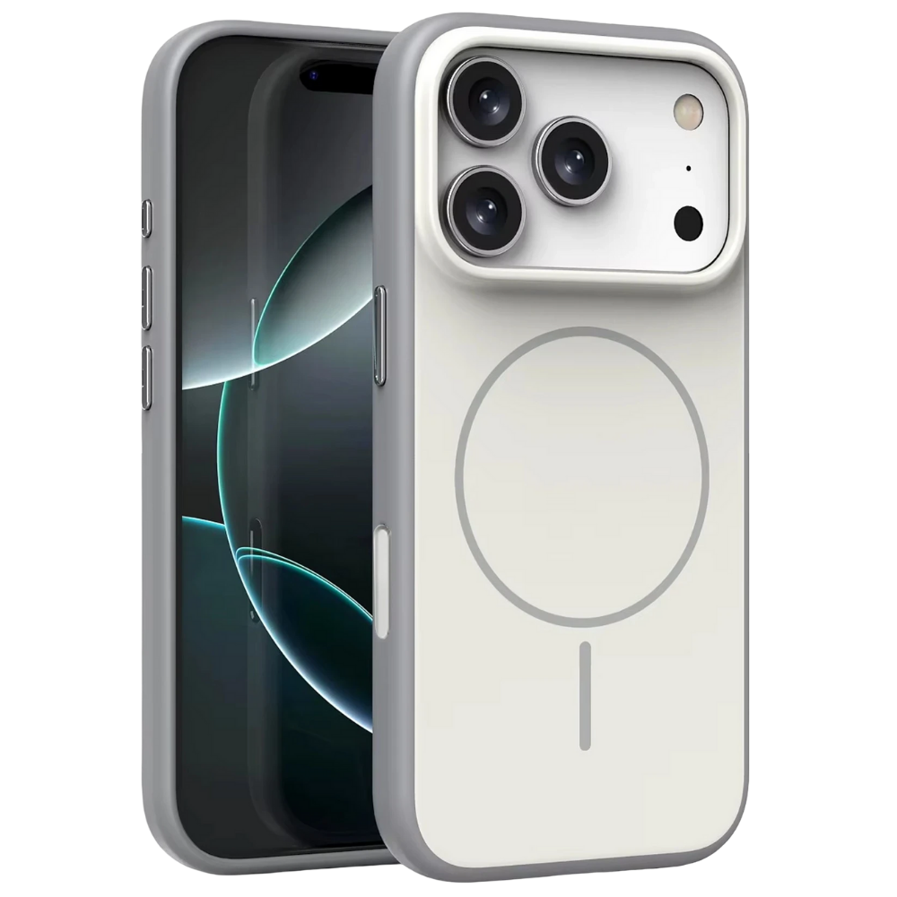 iPhone 17 Pro Max Neva Magsafe Telefon Kılıfı Gri