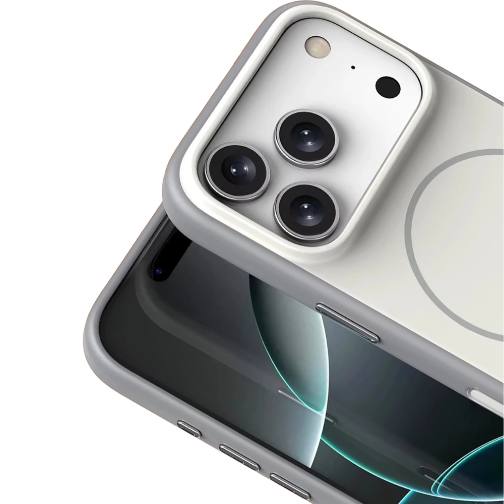 iPhone 17 Pro Max Neva Magsafe Telefon Kılıfı Gri