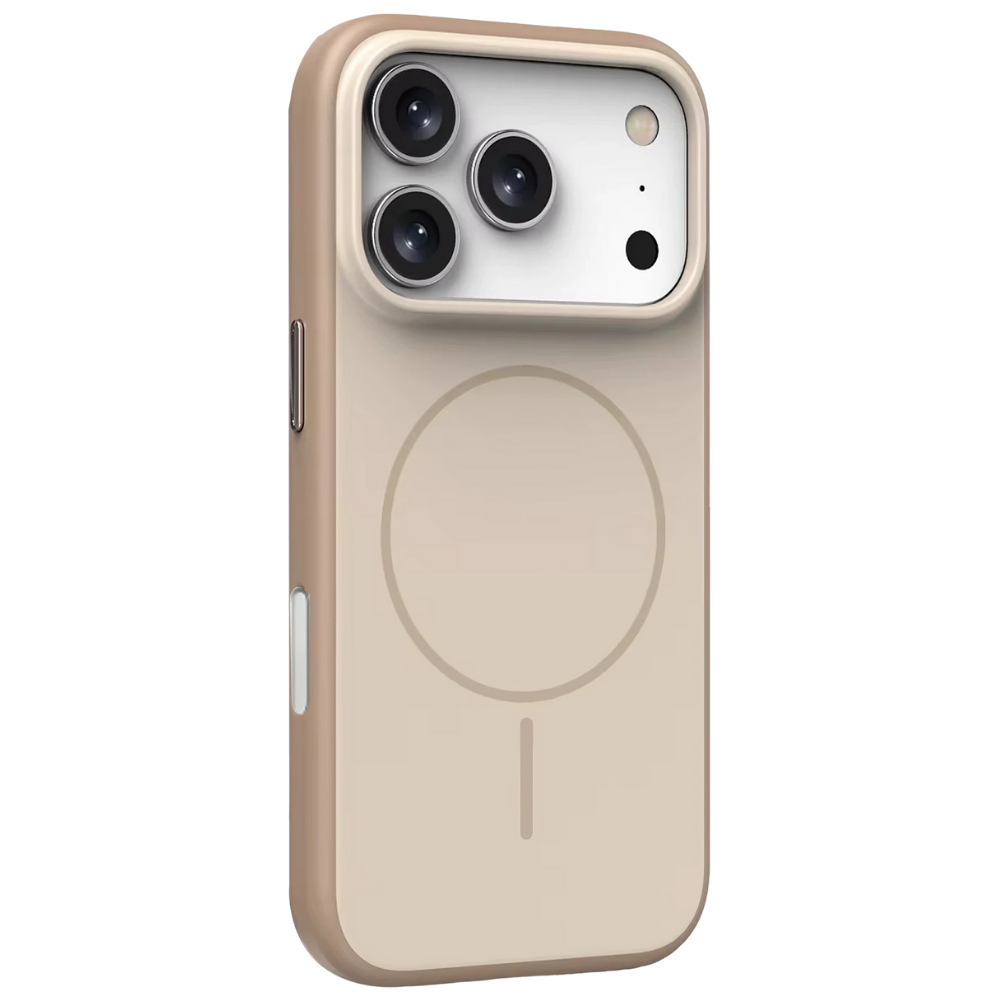 iPhone 17 Pro Max Neva Magsafe Telefon Kılıfı Krem