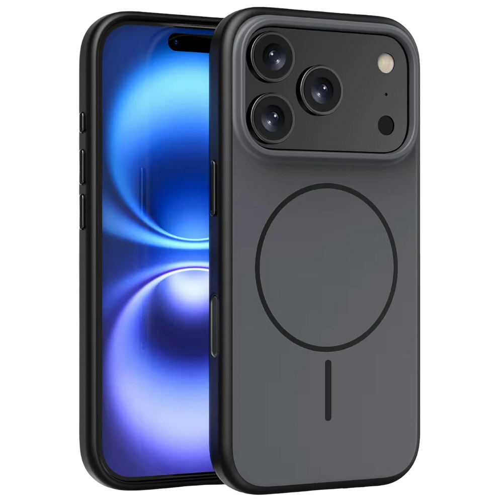 iPhone 17 Pro Max Neva Magsafe Telefon Kılıfı Siyah