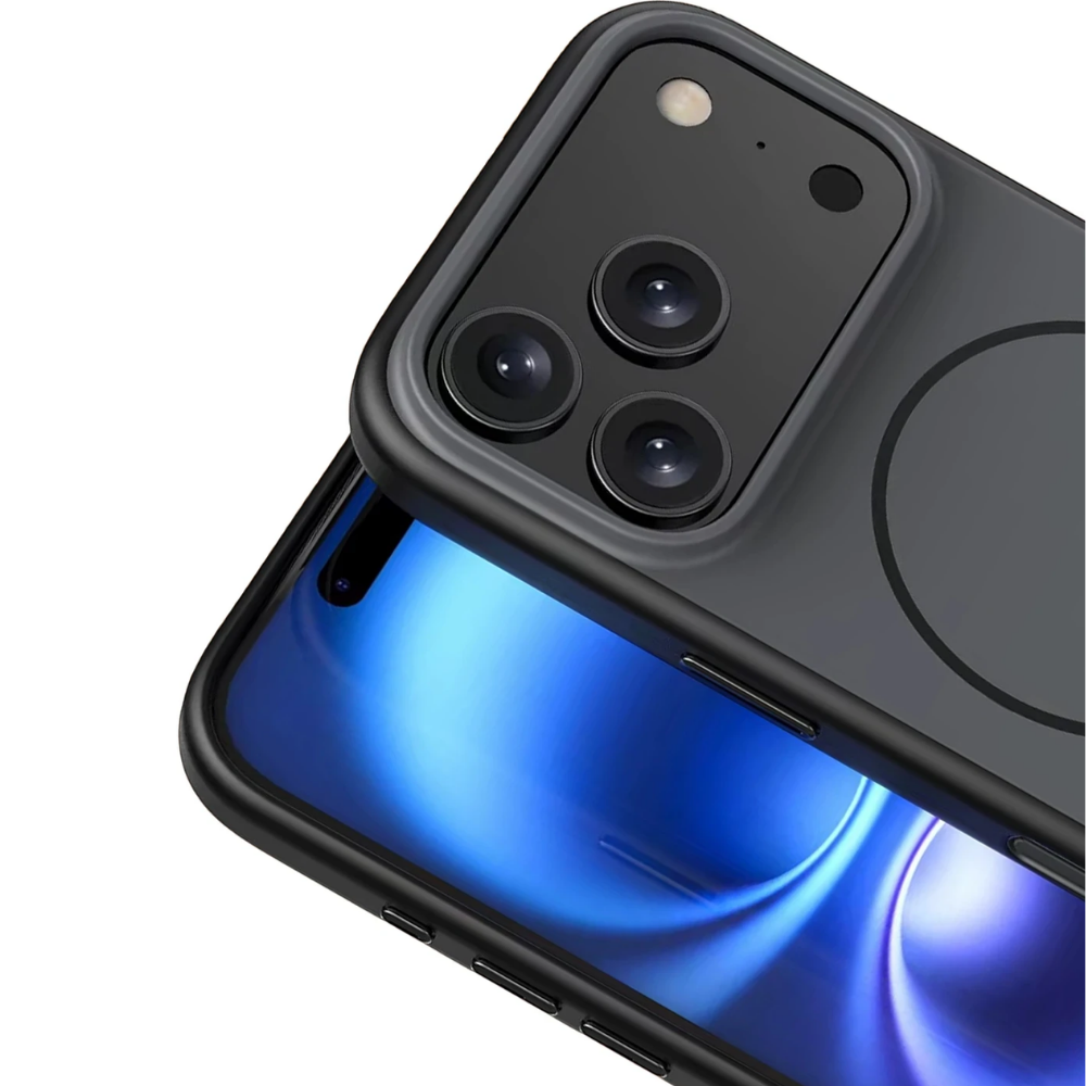 iPhone 17 Pro Max Neva Magsafe Telefon Kılıfı Siyah