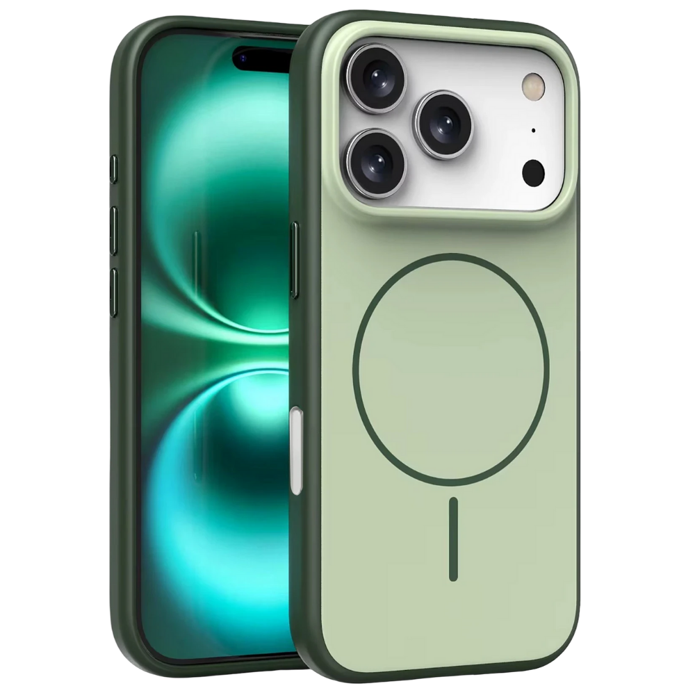 iPhone 17 Pro Max Neva Magsafe Telefon Kılıfı Yeşil