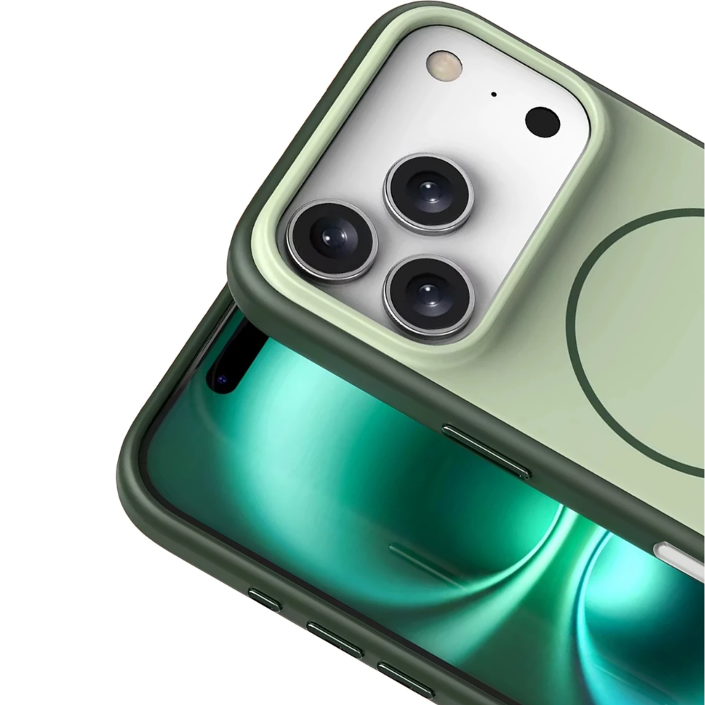 iPhone 17 Pro Max Neva Magsafe Telefon Kılıfı Yeşil