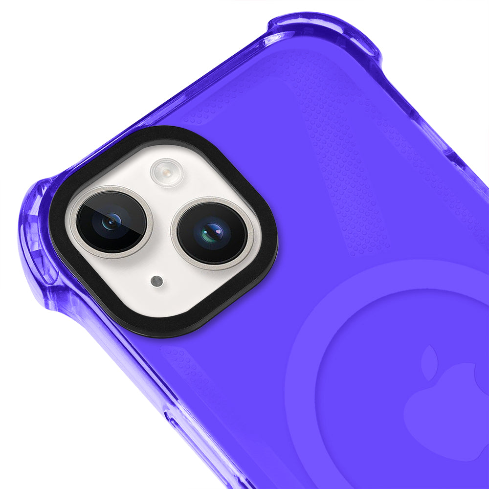 Apple iPhone 14 Plus Köşe Korumalı Magsafe Lila