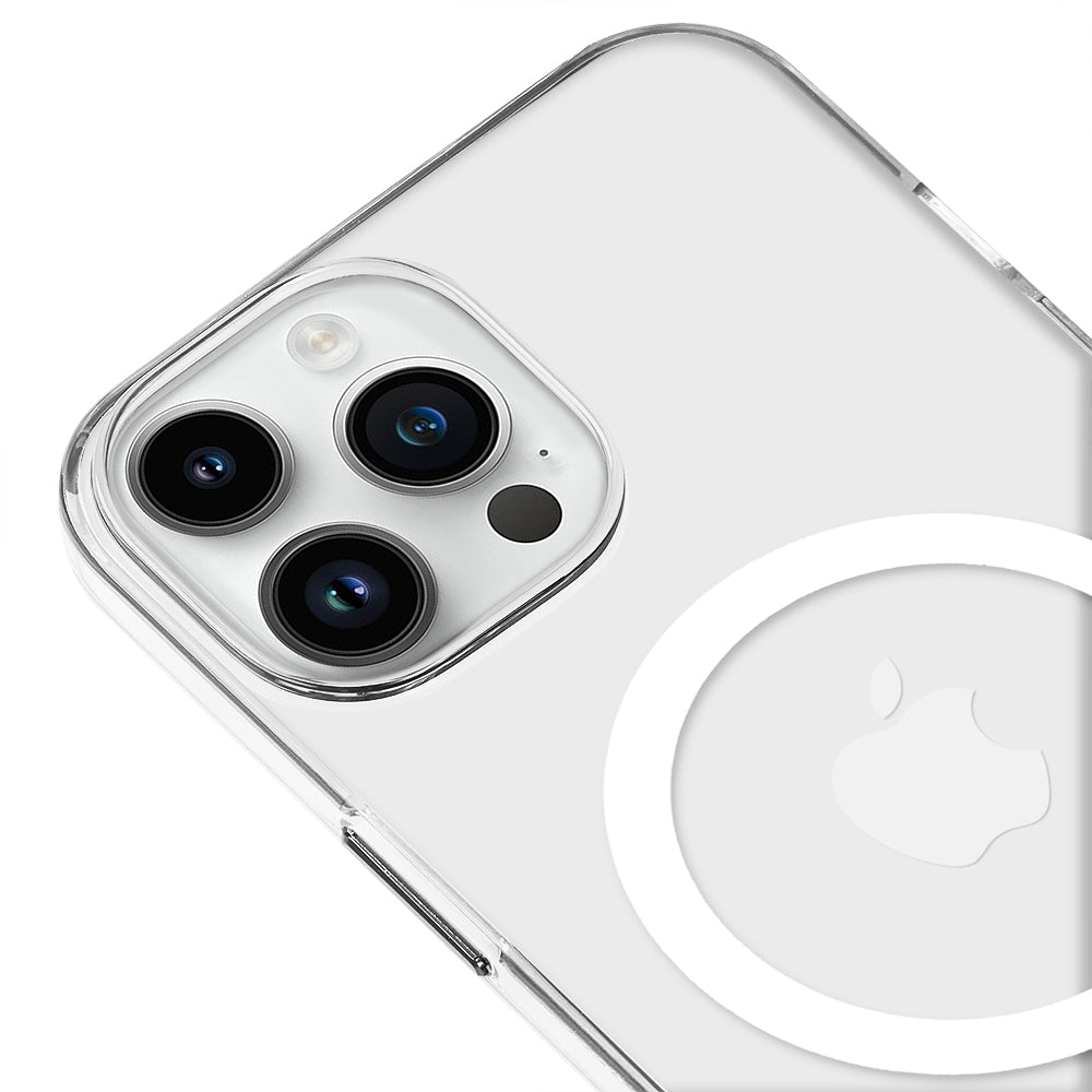 Apple iPhone 13 Pro Renkli Mika Magsafe Şeffaf – Deercase