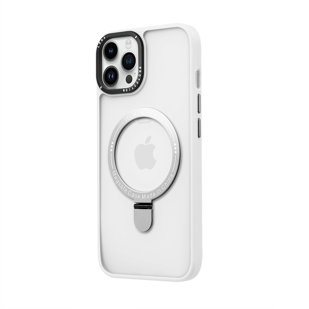Apple iPhone 15 Pro Max Magnet Standlı Magsafe Gri