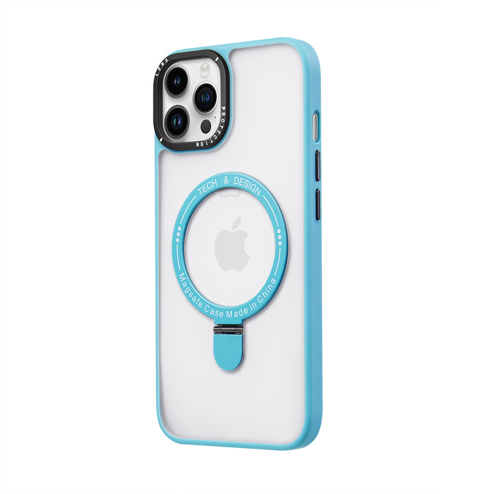 Apple iPhone 14 Pro Max Magnet Standlı Magsafe Mavi