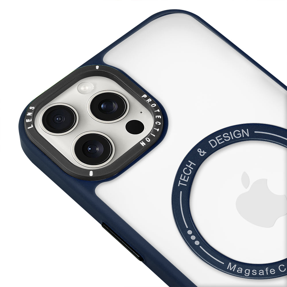 Apple iPhone 15 Pro Max Magnet Standlı Magsafe Lacivert