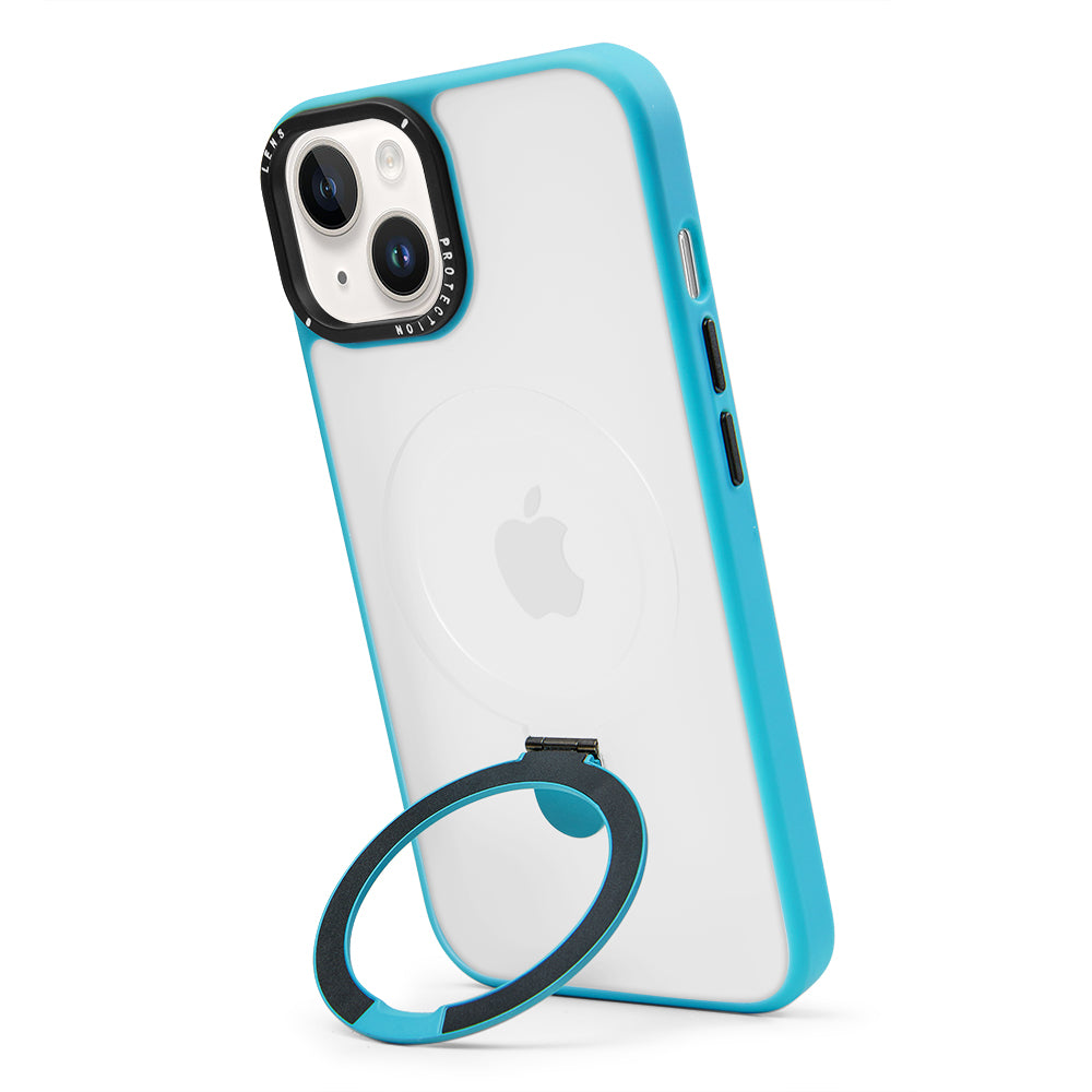 Apple iPhone 14 Plus Magnet Standlı Magsafe Mavi