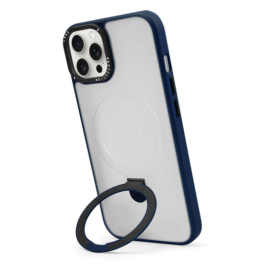 Apple iPhone 15 Pro Max Magnet Standlı Magsafe Lacivert