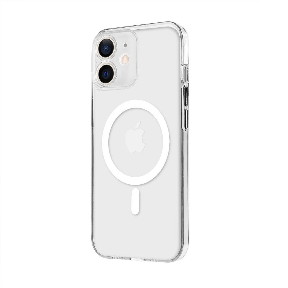 Apple iPhone 12 Kamera Korumalı Şeffaf Mika Magsafe Saydam