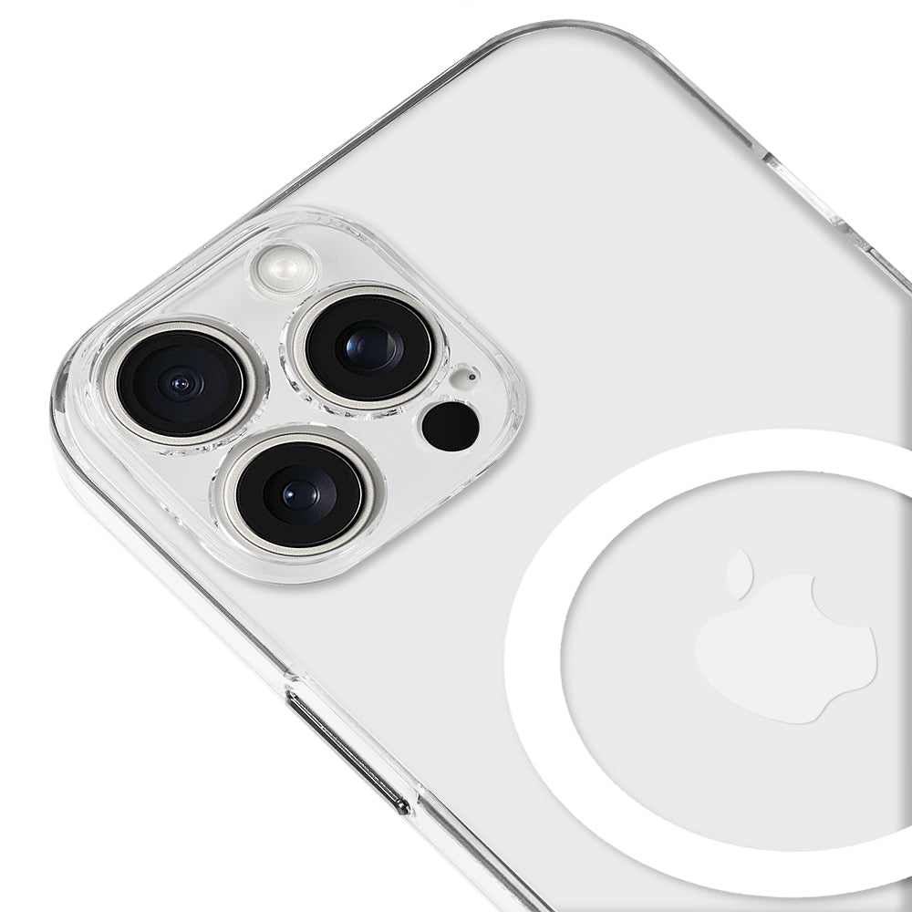 Apple iPhone 12 Pro Max Kamera Korumalı Şeffaf Mika Magsafe Saydam
