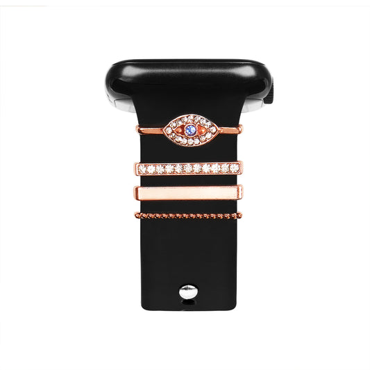 Apple Watch Charm Diamond Eye Kordon Aksesuarı
