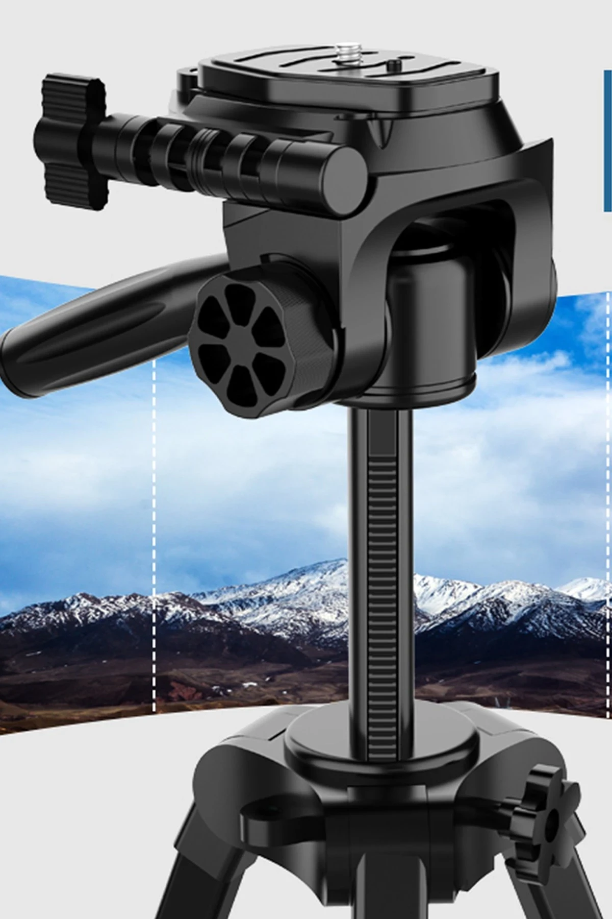 Earldom 1.5M Ayarlanabilir Tripod - Siyah