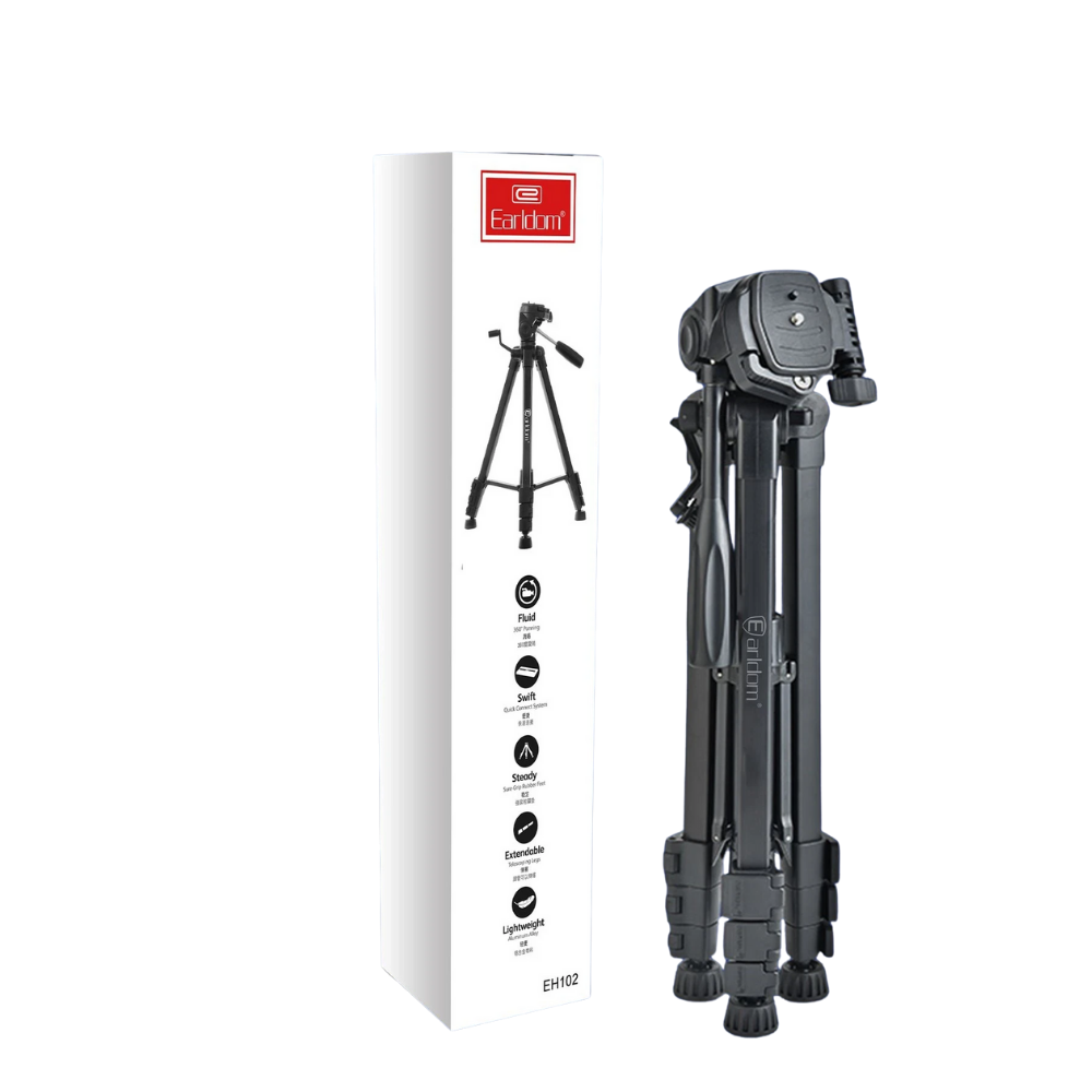 Earldom 1.5M Ayarlanabilir Tripod - Siyah