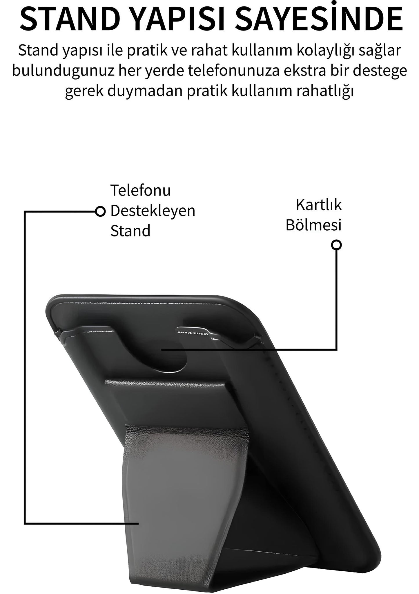 Apple iPhone Standlı Magsafe Kartlık