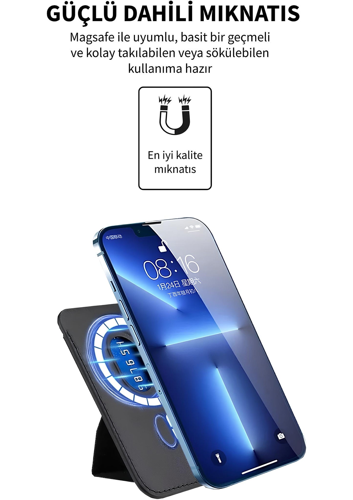Apple iPhone Standlı Magsafe Kartlık