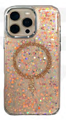 İphone 16 Simli Parlak Magsafe Kılıf