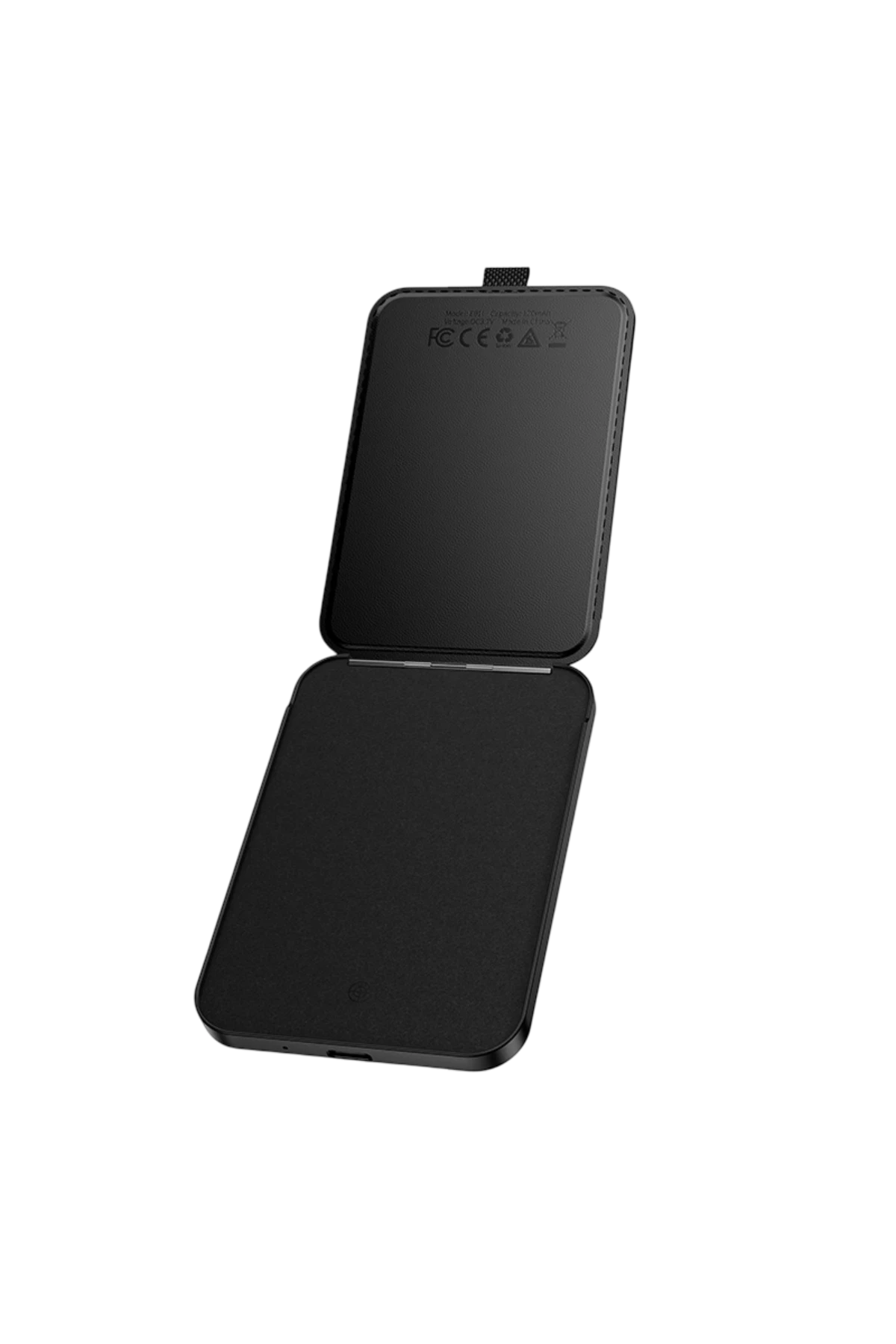 Hoco Tiger Smart Apple Find My Özellikli Kablosuz Şarj Destekli Magsafe Kartlık - Siyah