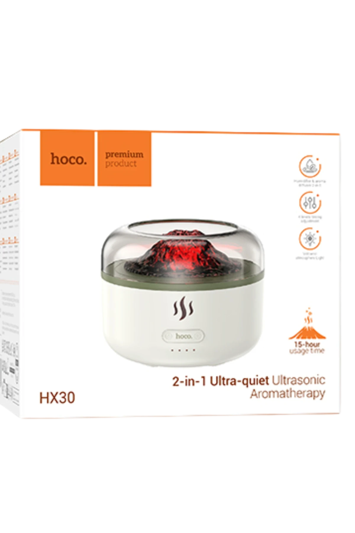Hoco HX30 Ultrasonik Masaüstü Aroma Koku Makinesi - Beyaz