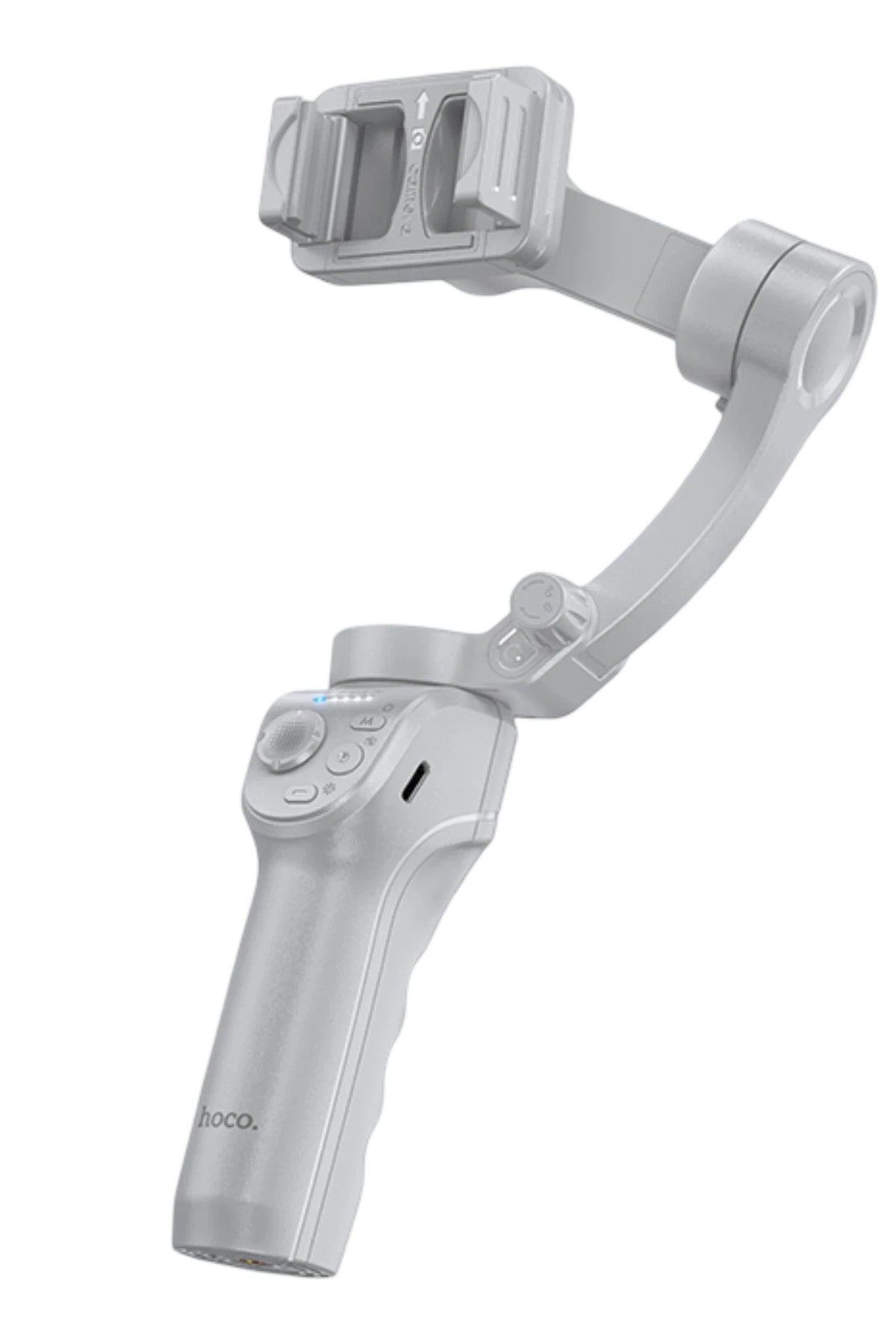 Hoco K24 360 Derece Otomatik Yüz Takipli Tripodlu Akıllı Selfie Gimbal – Gri