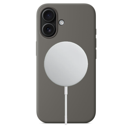 Apple iPhone 16 Plus Silikon Magsafe Case Taş Grisi
