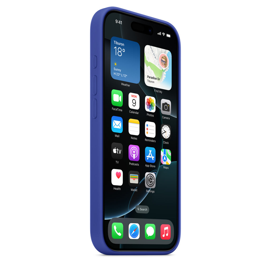 Apple iPhone 16 Pro Silikon Magsafe Case Dark Blue