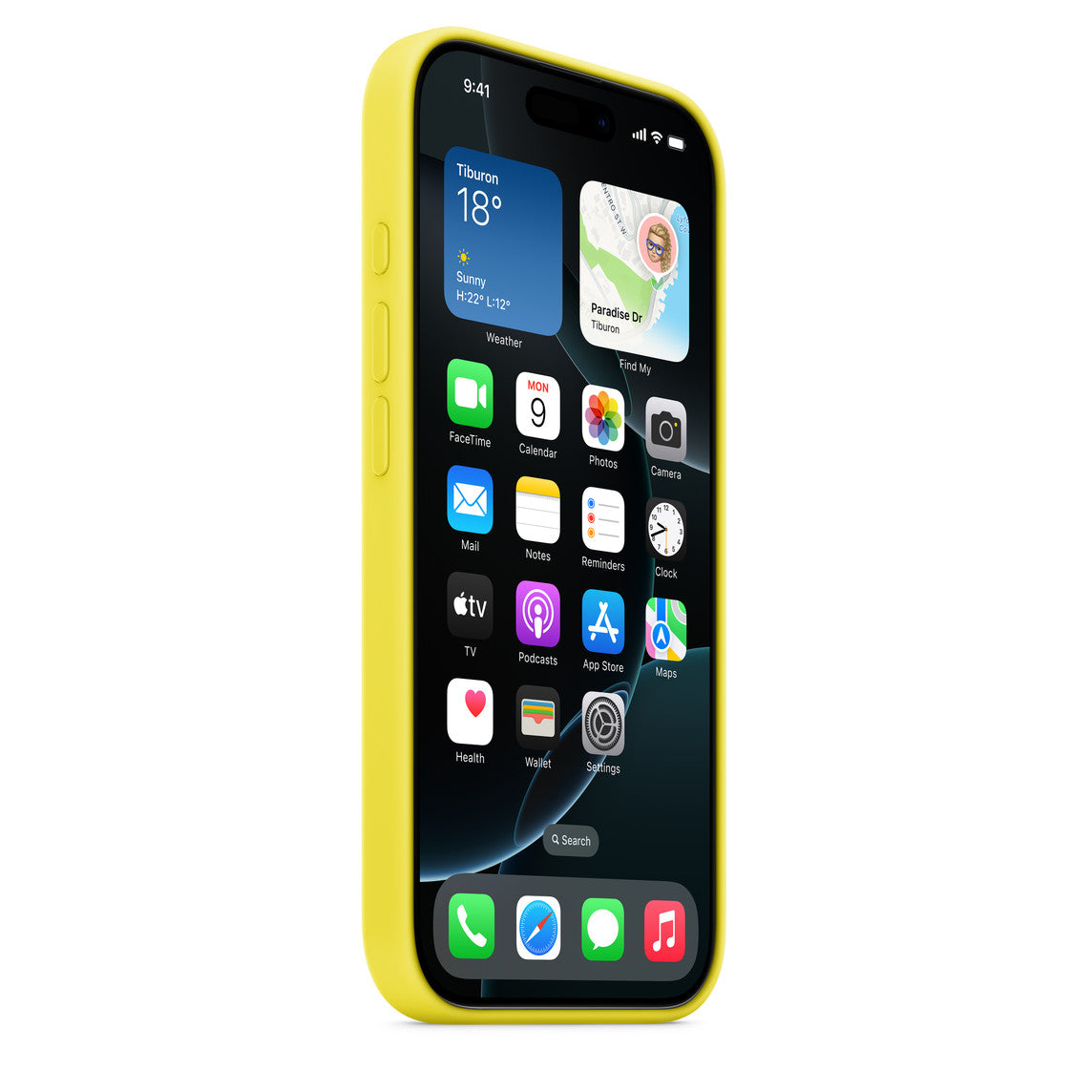 Apple iPhone 16 Pro Silikon Magsafe Case Yellow