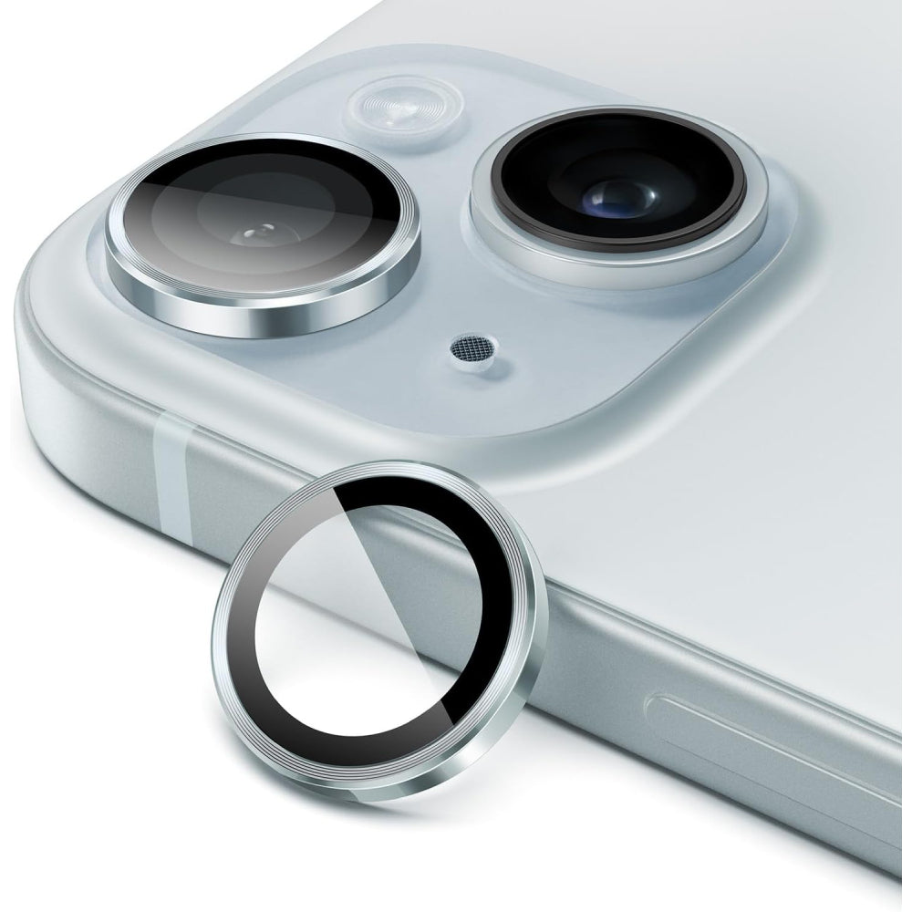 iPhone 15 Kamera Koruyucu Ring Mavi