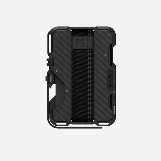 Manyetik Metal Cüzdan MagSafe Özellikli Carbon Fiber Kartlık