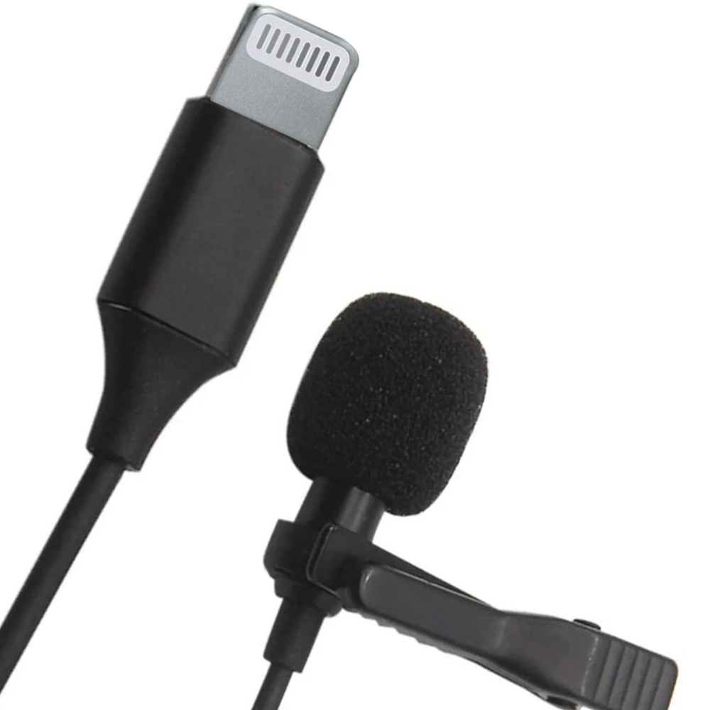 Newface Lightning 2 Metre Double Mikrofon - Siyah