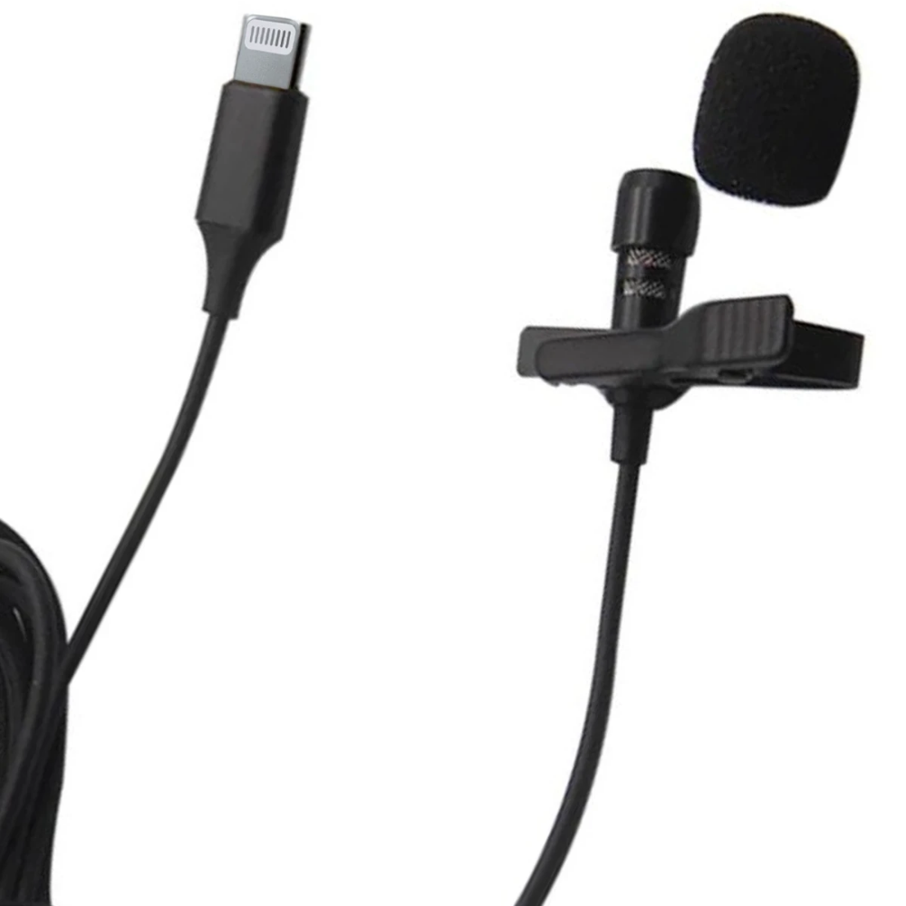 Newface Lightning 2 Metre Double Mikrofon - Siyah