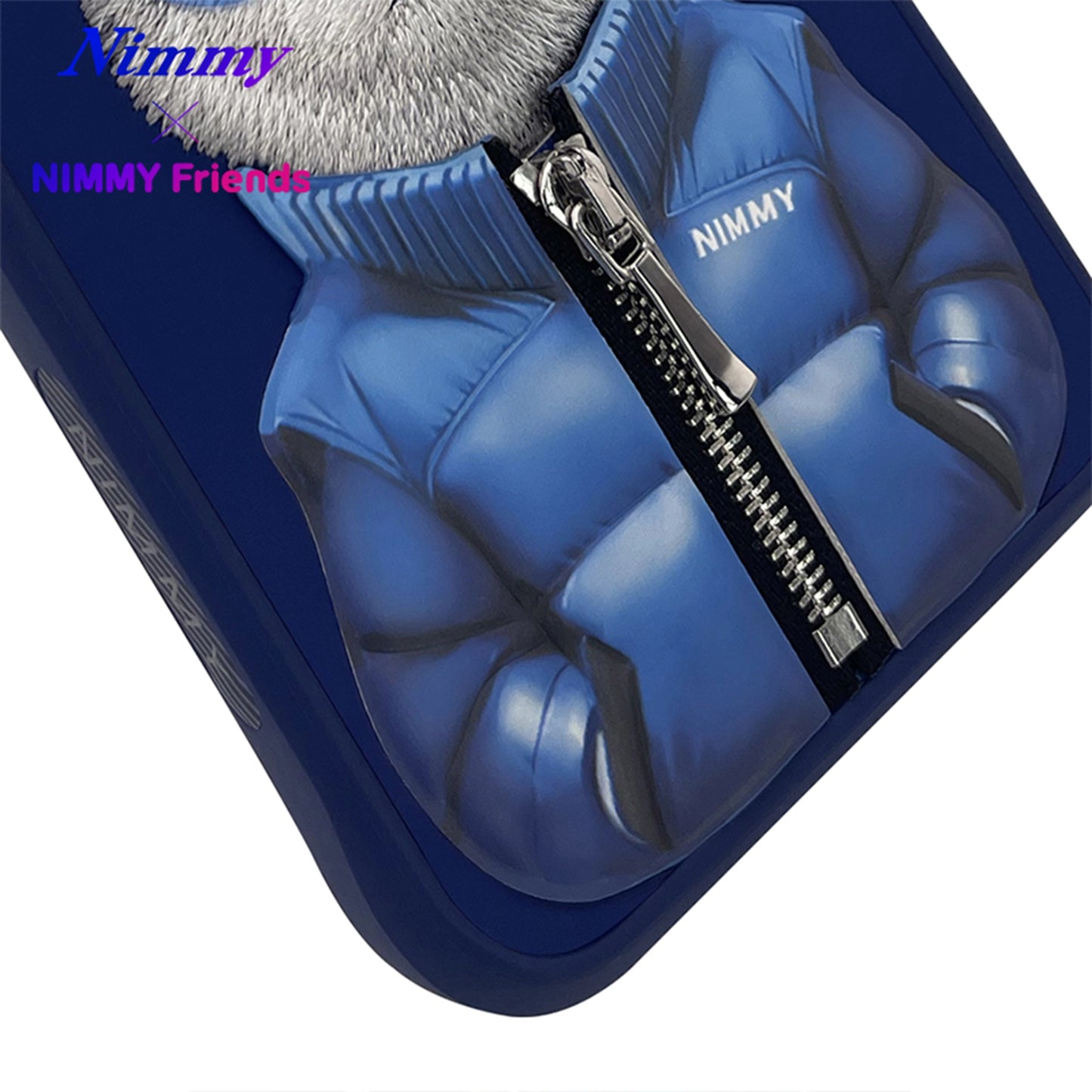 iPhone 15 Pro Max Nimmy Gerçek Nakışlı ve Uzay Kedi Telefon Kılıfı