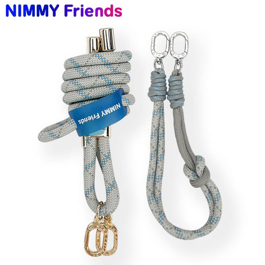 Nimmy Seramik Premium Charm Mavi Gri